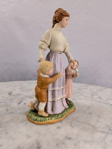 Home Interiors 14033-01 Lehrer Haustier Figur mit Mädchen & Jungen Schüler 2001 sehr guter Zustand - Bild 5 von 8