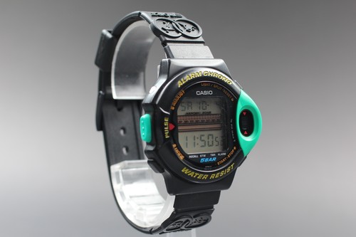 Vintage 1992 Casio JP-200W Alarm Chrono Herren Digitaluhr New Batt aus Japan - Bild 3 von 11