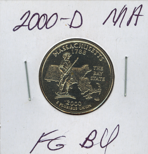 2000-D Massachusetts Quarter BU