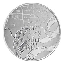 1-oz Gulf of America Commemorative .999 Fine Silver Round 60.06 per troy oz