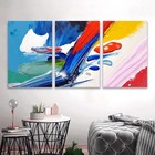 3pcs Colorful Abstract Canvas Art Prints Wall Art Canvas Unframed/Framed