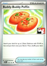 Buddy-Buddy Poffin Uncommon Prize Pack Series Cards 144/162 NM Normal - Pokemon