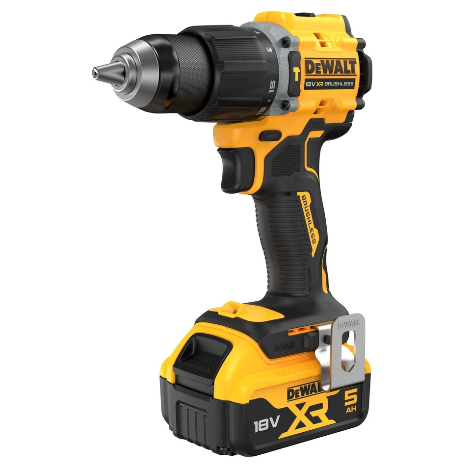Dewalt DCD799P2T 18v XR Brushless Trapano Combinato Kit 2 x 5.0ah Li-ion - Immagine 2 di 4