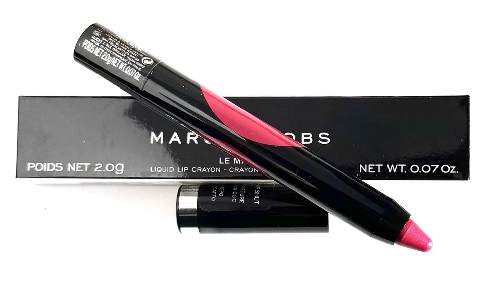 Marc Jacobs Le Marc Liquid Lip Crayon Lip Color Gloss 350 Fram-bois! - Immagine 2 di 4
