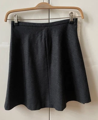 J.CREW Rock grau antrazit Gr. EU 36 UK 8 100% Merino Wolle gefüttert  - Bild 1 von 4
