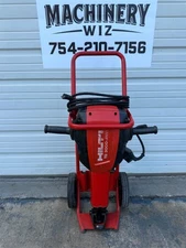 HILTI TE-3000 AVR Demolition Jack Hammer with Cart and 3 Bits   WoW