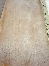 Steamed Beech wood veneer 6" x 112" raw no backing 1/42" thickness Quarter Cut