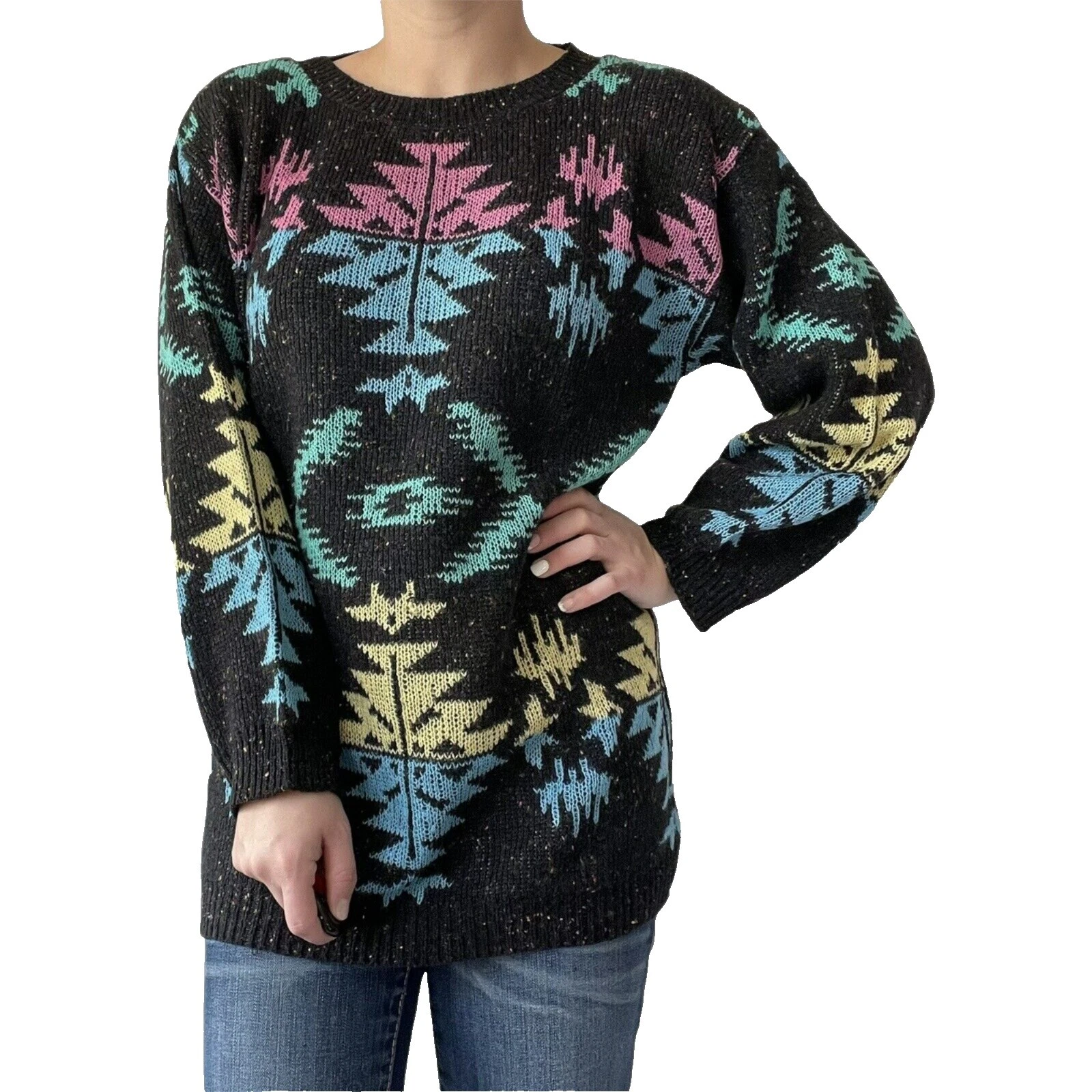 Venezia Black Sweaters for Women