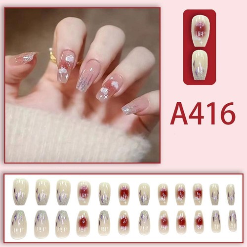 Fingernägel Bling Acryl Vollnagel für Alltagsnägel GXJ Life DIY für Ne J1N1 - Bild 26 von 30