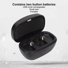 312 Button Battery Box USB Rechargeable Cycle Hearing Amplifier Batteries Charge