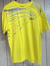 Camiseta Atlas para hombre Xtrem Sport estampada amarilla manga corta grande