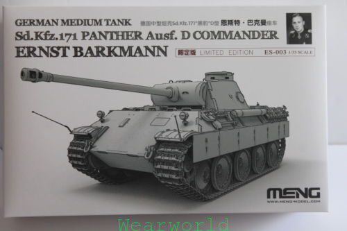 Meng 1/35 alemán ES-003 Sd.Kfz.171 pantera Ernst Barkmann Bausatz - Imagen 2 de 3