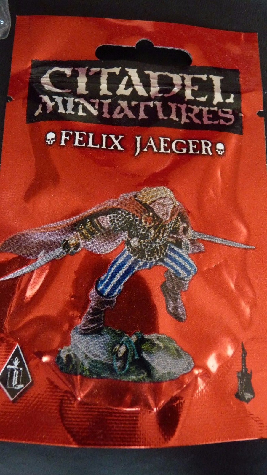 WARHAMMER FANTASY LIMITED EDITION GOTREX & FRIENDS FELIX JAEGER PR34 MFB OOP WARHAMMER FANTASY LIMITED EDITION GOTREX & FRIENDS FELIX JAEGER PR34 MFB OOP