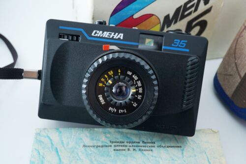 SMENA 35 LOMO 35mm film camera 40mm f4 T43 lens USSR Kodak LOMOGRAPHY Boxed - Picture 3 of 7