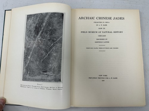 Archaic Chinese Jades Collected in China A.H Bahr 1927 - Picture 5 of 18