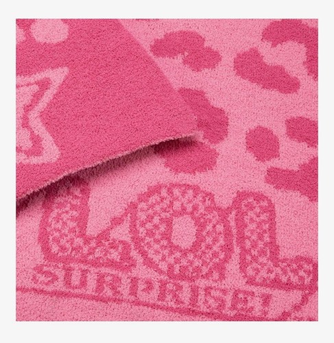 LOL Sorpresa! Manta de felpa rosa súper suave 50” x 60” nueva con etiquetas - Imagen 3 de 7