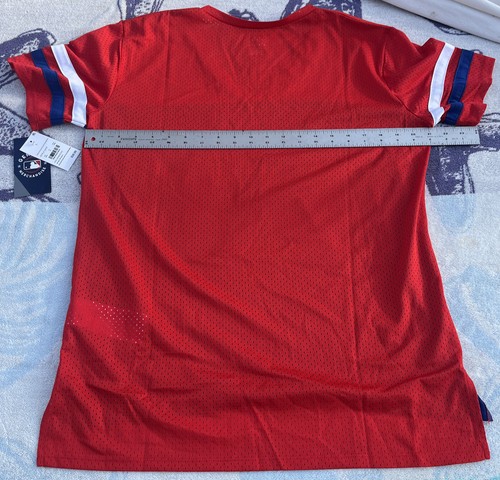 PHILADELPHIA PHILLIES Sport Sparkle V-neck Shirt Women's Large BRAND NEW w/ Tags - Picture 10 of 10