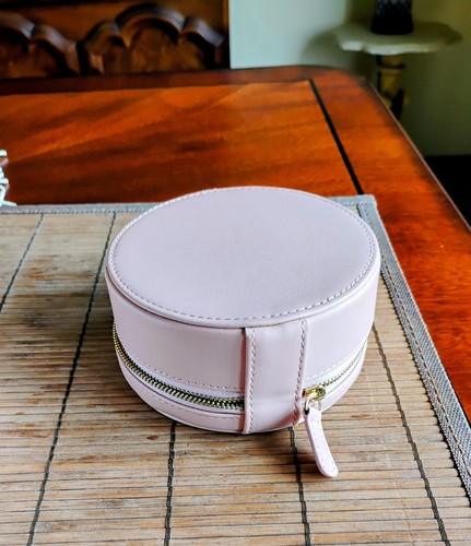 Citizen Pink Leather Hat Box For Ladies Watch With Outer Carton - Picture 9 of 10