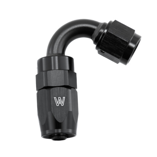 -6AN / 120° degree Hose End / Oil Fuel / reusable Swivel 6 AN Fitting 1 PCS - Foto 4 di 8