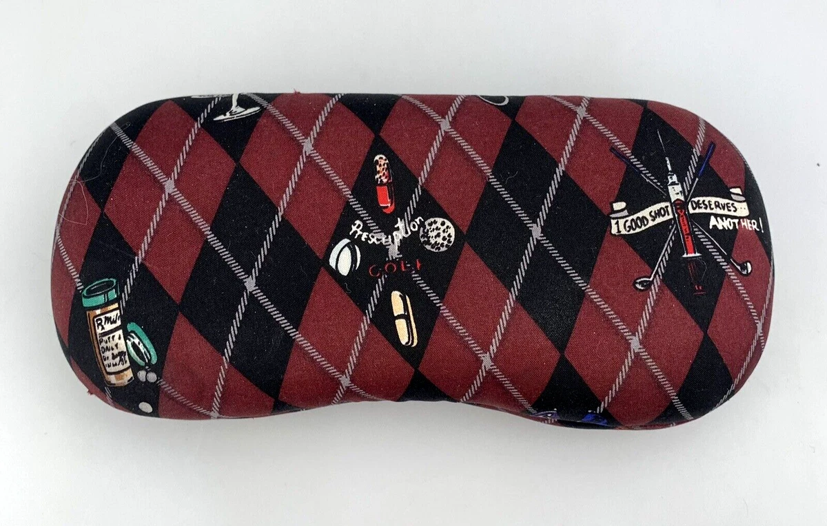 Nicole Miller Eyeglasses Sunglasses Case Only Fabric Hardcase Prescription Golf