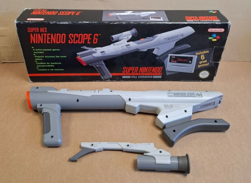 Super Nintendo Scope 6 SNES PAL Includes Gun & Scope Only - Picture 1 of 7