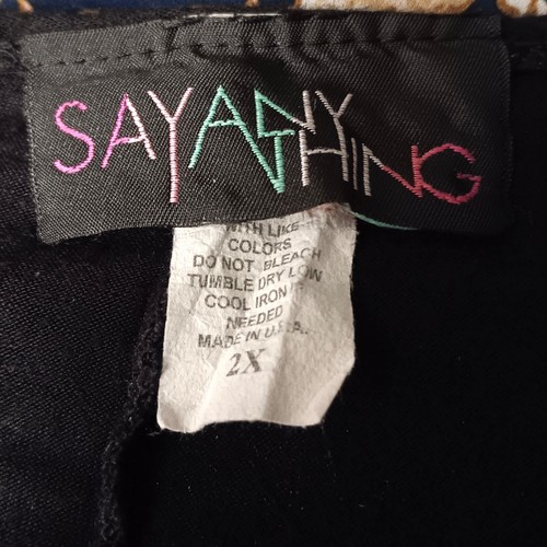 Say Anything Women’s Blouse Multicolor Size 2X - Picture 6 of 7