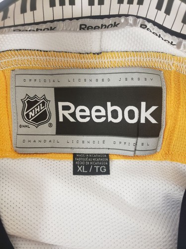 Camiseta deportiva de hockey blanca para hombre adulto Reebok oficial NHL Nashville Predators - talla XL - Imagen 14 de 17