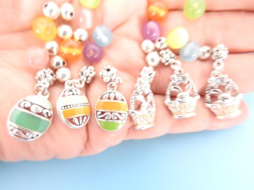 Lote de 2 Pulseras Huevo de Pascua Día de San Patricio Trébol Artesanal Dije Reparación Joyería - Imagen 2 de 13