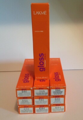 Lakme Gloss Permanent Hair Color 2.1 oz   YOUR CHOICE  