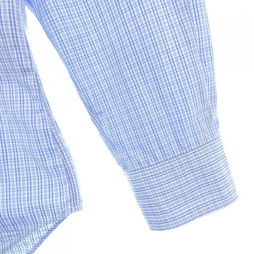 Comme des Garcons Shirt Blue Check Long sleeve Shirt Sz: XS Japan France - Picture 5 of 6