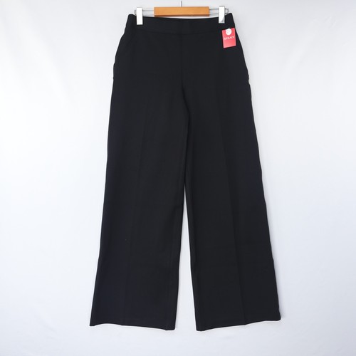 Spanx Womens Pants The Perfect Fit Ponte Wide Leg High Rise Black Size NWT - Picture 35 of 74
