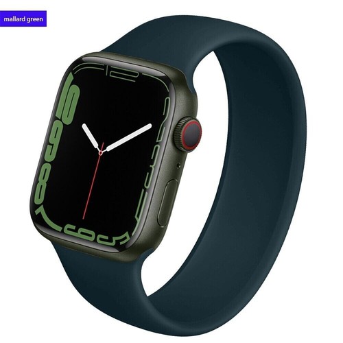 For Apple Watch Band Strap Elastic Series Ultra 8 SE 5 6 7 4 Solo Loop Silicone - Picture 43 of 52