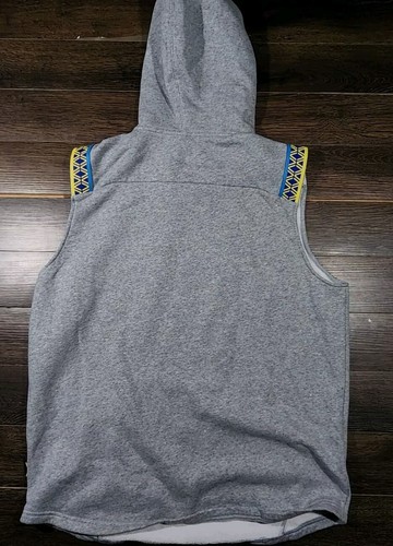 Mens Large Under Armour Hoodie Steph Curry Shooting Warm Up NBA Sleeveless - Picture 2 of 3