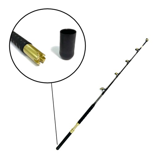 EatMyTackle Roller Guide Saltwater Fishing Rod | Blue Marlin Tournament Edition  - Picture 20 of 41