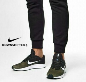 nike downshifter 9 black white