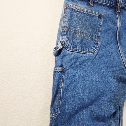 Carhartt B73 Double Knee Carpenter Pants Mens 42 X 30 USA Made Blue Denim Cotton - Picture 14 of 21