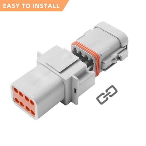 2 3 4 6 8 12 Pin Waterproof Electrical Connector Kit Replacement for Deutsch - Bild 25 von 32