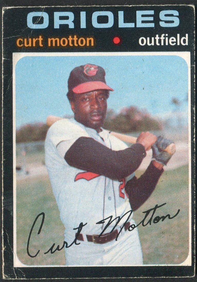 1971 O-Pee-Chee OPC Curt Motton #684 (ORIOLES) low grade