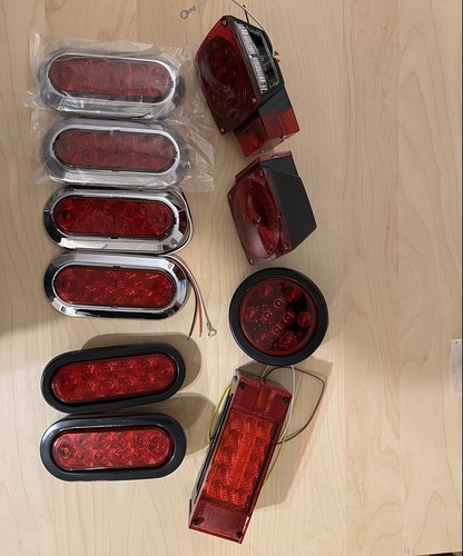 LED Trailer Light Bulk Package Miscellaneous - See Description and Photos