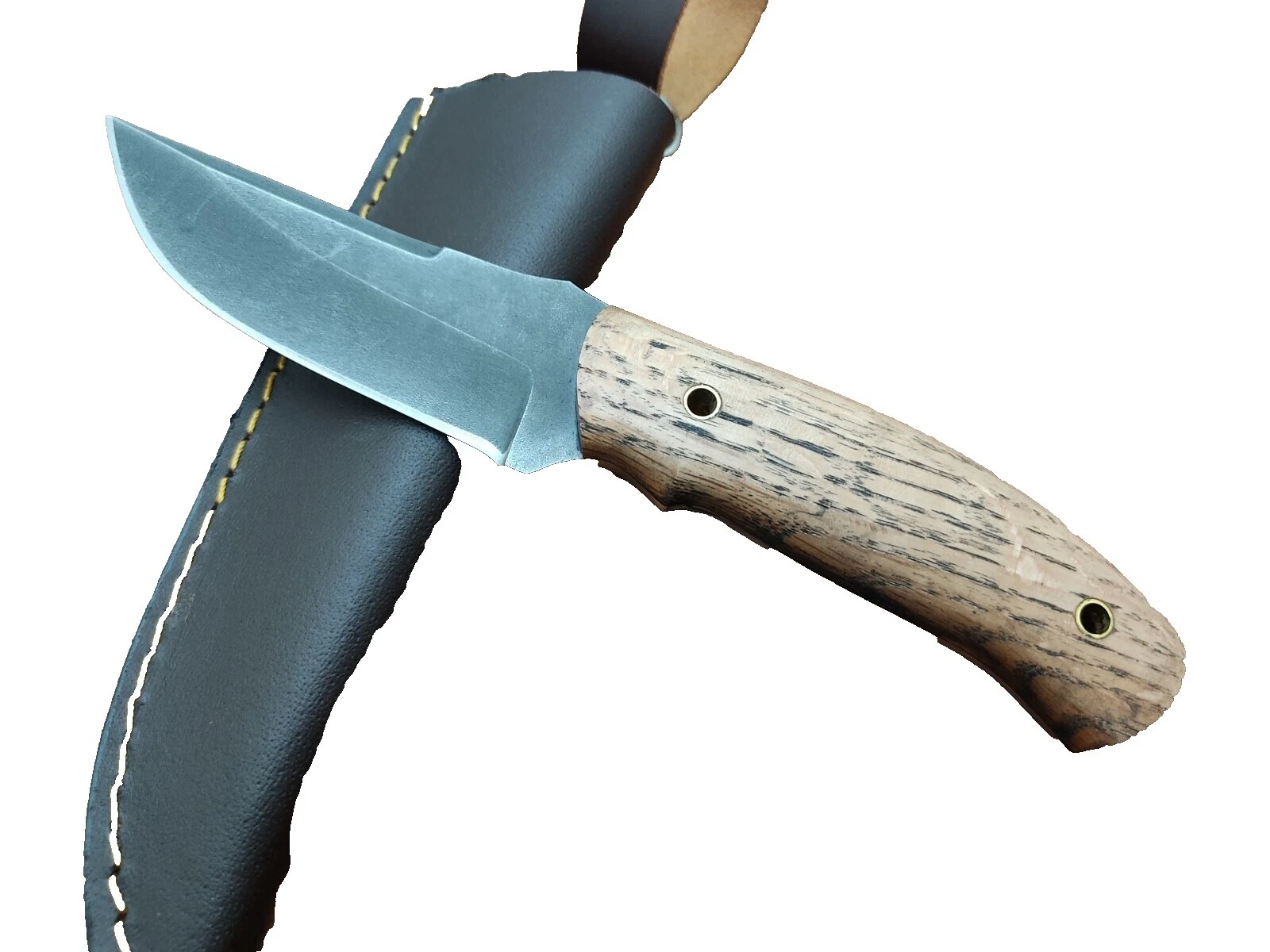 木柄收藏品老式 throwings 直刀