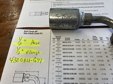 43008U-G71 Eaton Hose End 1/2" hose x 1/2" code 61 flange, 90 degree