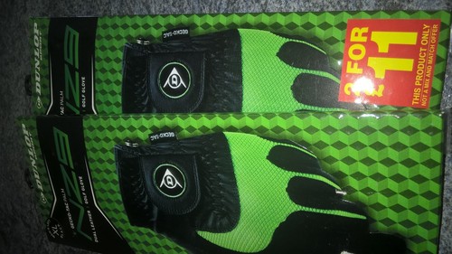 2 Dunlop NZ9 Dual leather golf gloves for R Hand golfer size XL Fits L hand 2 Dunlop NZ9 Dual leather golf gloves for R Hand golfer size XL Fits L hand