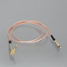 Cable 28" DIN 1.0/2.3 Plug to 90° 3.5mm feed MIC Time code input SYNC LTC DSLR