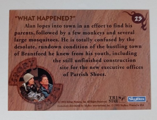 1995 SkyBox Jumanji Movie Trading Cards (Pick your Card) - Picture 47 of 181
