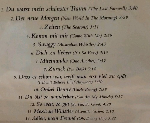 Roger Whittaker - Mein schönster Traum - CD K45 - Bild 3 von 5