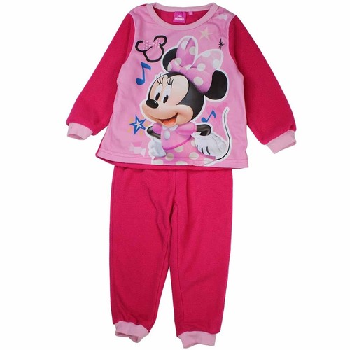 Girls' Pajamas. Minnie No. 3. Fuchsia From 2 To 12 Years. - Picture 3 of 7
