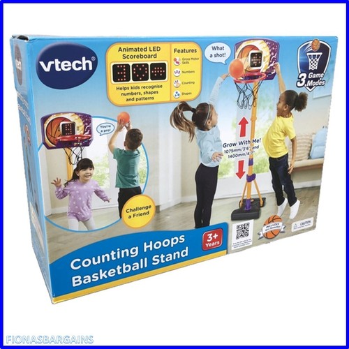 VTech Counting Hoops Height Adjustable Basketball Stand * NEW & SEALED * - Picture 2 of 7