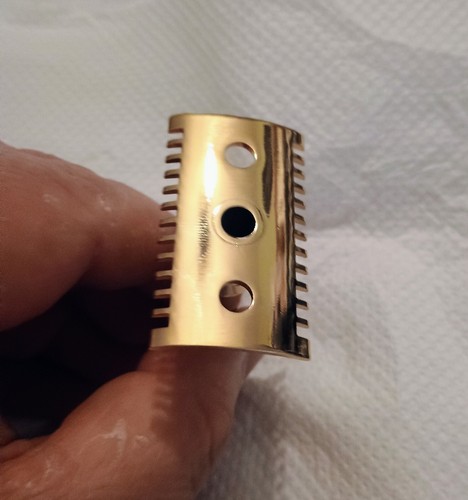 Merkur 11c DE Safety Razor Gold Open Comb version Of 34c **Very Rare Vintage** - Picture 11 of 12