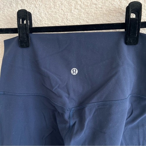 Lululemon Align High-Rise Pant Leggings Crop Navy Blue Size 6 - Picture 4 of 7