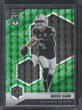 2021 Panini Mosaic Mosaic Green #104 Derek Carr